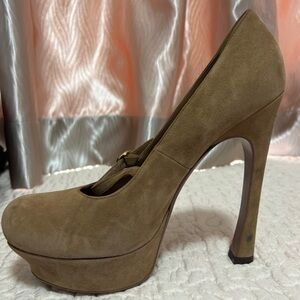 YSL Suede Heels